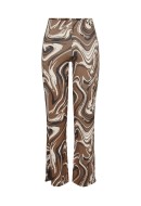 Pantaloni Dama Neon&nailon Lucca Wide Shoping Bag Aop Swirl