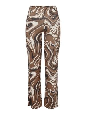 Pantaloni Dama Neon&nailon Lucca Wide Shoping Bag Aop Swirl