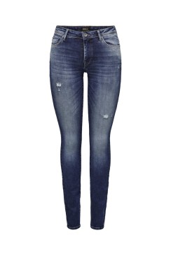 Blugi Dama Only Onlshape Reg Skinny Rea359 Dark Blue Denim