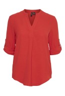 Bluza Dama Vero Moda Vmelva 3/4 Fold-Up Goji Berry
