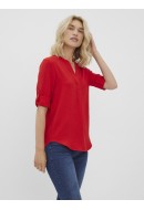 Bluza Dama Vero Moda Vmelva 3/4 Fold-Up Goji Berry