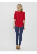 Bluza Dama Vero Moda Vmelva 3/4 Fold-Up Goji Berry