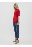 Bluza Dama Vero Moda Vmelva 3/4 Fold-Up Goji Berry