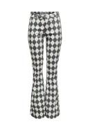 Pantaloni Dama Neon&nailon Neoswirl Mid Print Cloud Dancer/Check