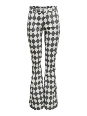 Pantaloni Dama Neon&nailon Neoswirl Mid Print Cloud Dancer/Check