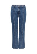 Women Jeans Neon&Nylon Neodakota Hw Flared Star Medium Blue Denim