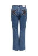 Women Jeans Neon&Nylon Neodakota Hw Flared Star Medium Blue Denim