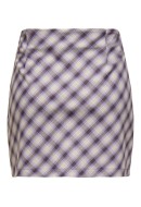 Fusta Only Onlara Hw Check Mini Viola Checks Eggplant And Cloud Dancer