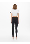 Women T-shirt Neon&Nylon Neoyinyang White/Yinyang