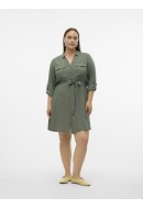 Dress Vero Moda Curve Vmbumpy Shirt Laurel Wreath