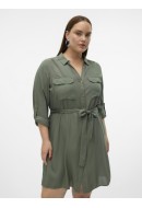 Dress Vero Moda Curve Vmbumpy Shirt Laurel Wreath