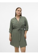 Dress Vero Moda Curve Vmbumpy Shirt Laurel Wreath