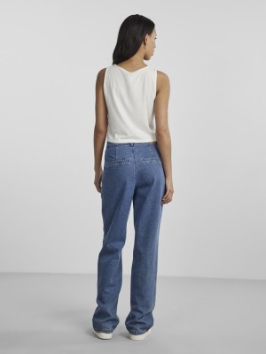 Maieu Dama Pieces Pckylie Crop Cloud Dancer