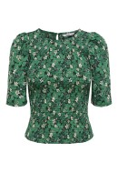 Bluza Dama Only Onlcarlotta 2/4 Smock Black Queen Blooming