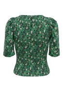 Bluza Dama Only Onlcarlotta 2/4 Smock Black Queen Blooming