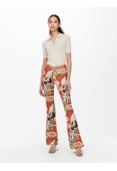 Women Pants  Neon&Nylon Neolucy Flair Hot Coral/Flower