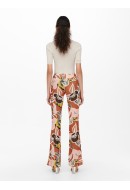 Women Pants  Neon&Nylon Neolucy Flair Hot Coral/Flower