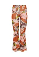 Women Pants  Neon&Nylon Neolucy Flair Hot Coral/Flower