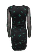 Rochie Only Onltine Ruching Black Queen Butterfly