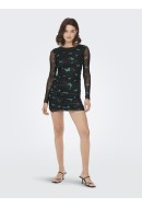 Rochie Only Onltine Ruching Black Queen Butterfly