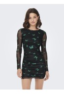 Rochie Only Onltine Ruching Black Queen Butterfly