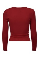 Cardigan Dama Only Onlshia Button Racing Red
