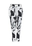 Pantaloni Dama Pieces Pcjulie Hw Cloud Dancer/Black