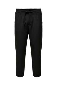 Pantaloni Barbati Only&Sons Onsdew-Pax Crop Tap 2907 Black