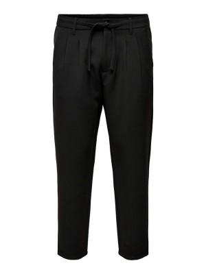 Pantaloni Barbati Only&Sons Onsdew-Pax Crop Tap 2907 Black