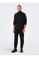 Pantaloni Barbati Only&Sons Onsdew-Pax Crop Tap 2907 Black