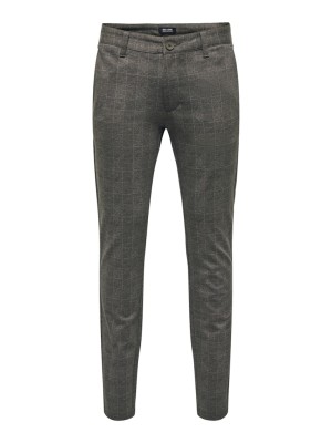 Pantaloni Barbati Only&Sons Onsmark Check Hy 9887 Slate Black