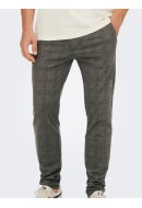 Pantaloni Barbati Only&Sons Onsmark Check Hy 9887 Slate Black