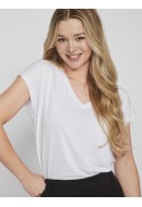 Tricou Dama Vila Vimodala V-Neck Optical Snow