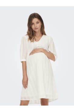 Rochie Only Olmlina 3/4 Button Cloud Dancer