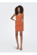 Rochie Neon&nailon Kenya Amara One Shoulder Short Harvest Pumpkin