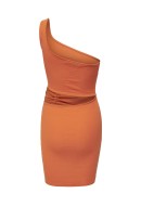 Rochie Neon&nailon Kenya Amara One Shoulder Short Harvest Pumpkin