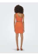 Rochie Neon&nailon Kenya Amara One Shoulder Short Harvest Pumpkin