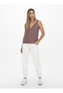 Maieu Dama Lux Sl Button Rose Brown