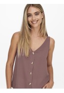 Maieu Dama Lux Sl Button Rose Brown