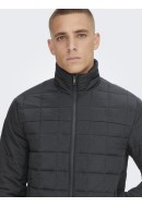 Men Jacket Only&Sons Onsanker Quilted Black