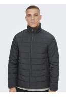 Men Jacket Only&Sons Onsanker Quilted Black