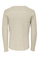 Men Sweater Only&Sons Onshawk Longy 12 Struc Silver Lining