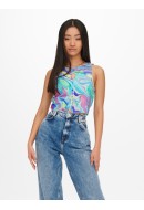 Maieu Dama Neon&Nilon Neoskylar Sl Cut Out Cropped Aquarius/Multi Swir