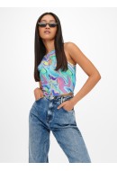 Maieu Dama Neon&Nilon Neoskylar Sl Cut Out Cropped Aquarius/Multi Swir