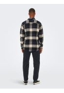 Men Shirt Only&Sons Onsgudmund St Check Dark Navy