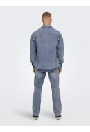 Camasa Barbati Only&Sons Onsbill Washed 2965 Blue Denim