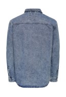 Camasa Barbati Only&Sons Onsbill Washed 2965 Blue Denim