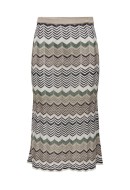 Fusta Only Onlanica Life Midi Glitter Humus Pattern W Night Sky/Cloud Dancer/Humus