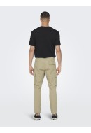 Men Pants Only&Sons Onscam Linus Cargo Pk 2366 Chinchilla