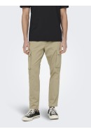 Men Pants Only&Sons Onscam Linus Cargo Pk 2366 Chinchilla